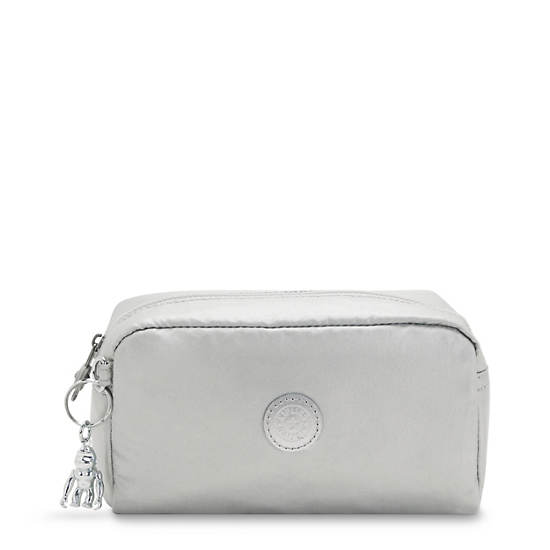 Kipling Gleam Metallic Pouch Vesker Sølv | NO 1082IL